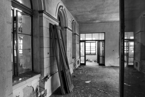 URBEX | Jánské Koupele | Taneční sál - Šatna